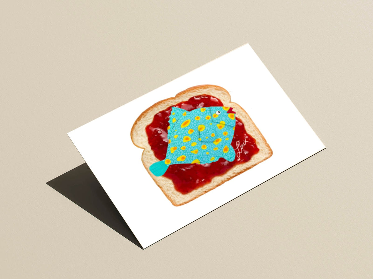Carte cadeau Loux, illustration poisson