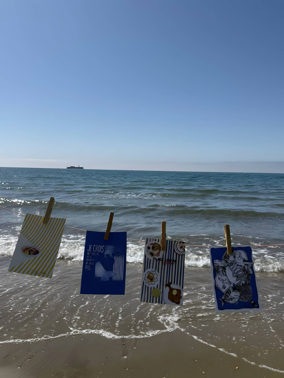 Carte « Les trésors de la mer » — bleu